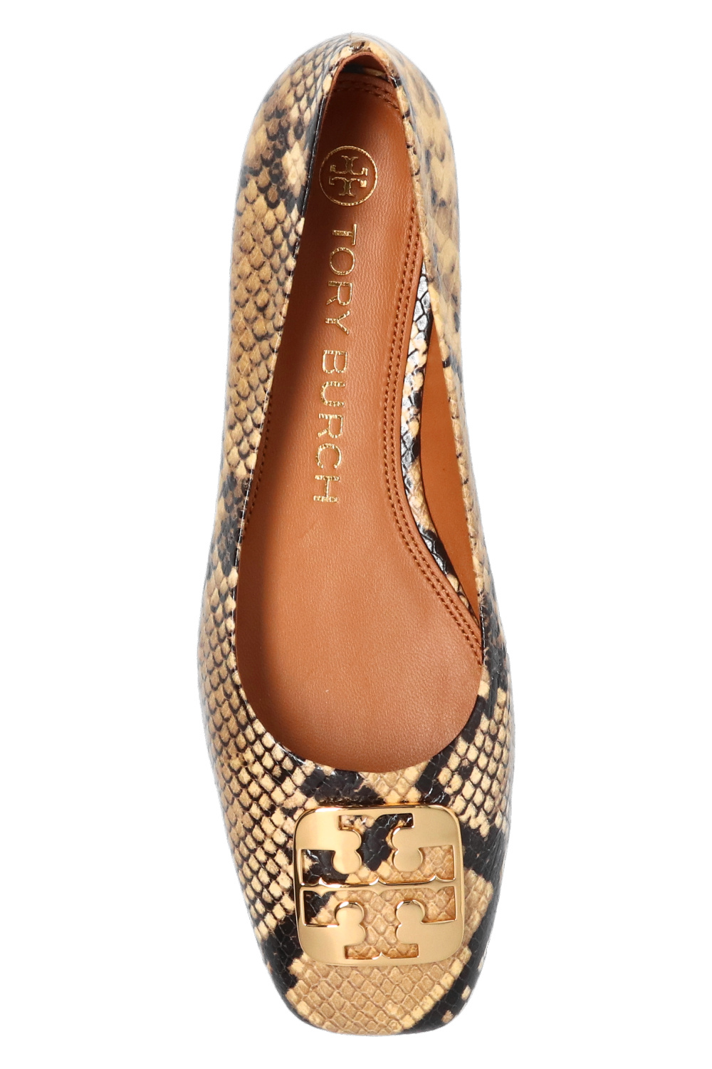 Tory burch snake discount flats